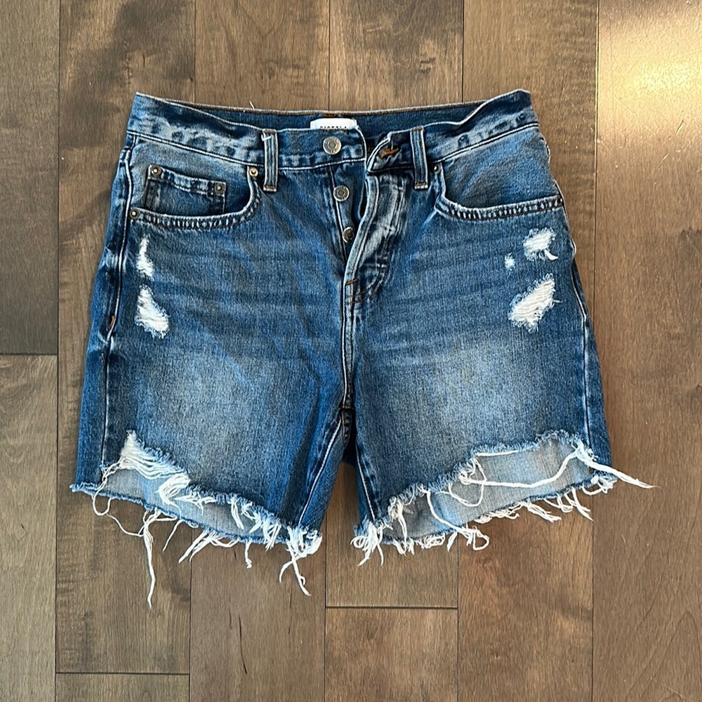 PISTOLA denim shorts (distressed)